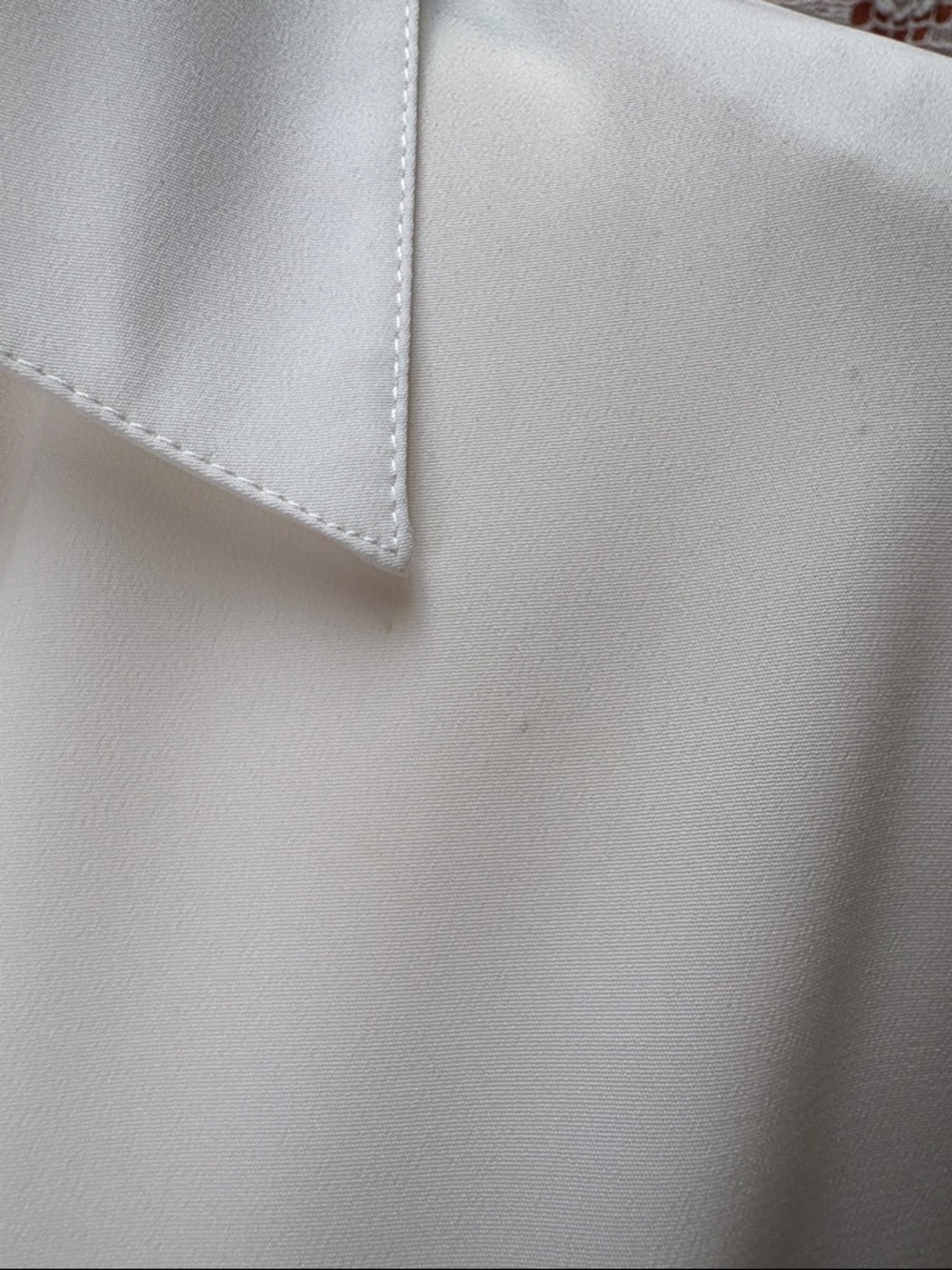 Vintage Italian Silk Blouse with Embroidered Elephant Accents - Picture 5 of 9